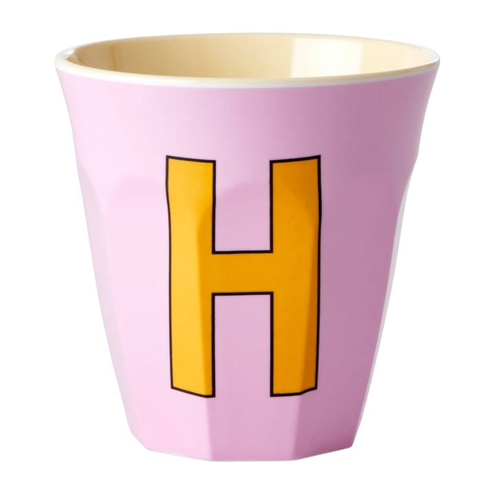Rice melamin cup medium letter -  H 30 cl - Pink - RICE
