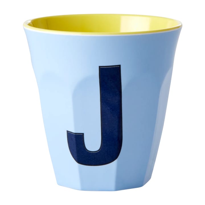 Rice melamin cup medium letter -  J 30 cl - Soft blue - RICE