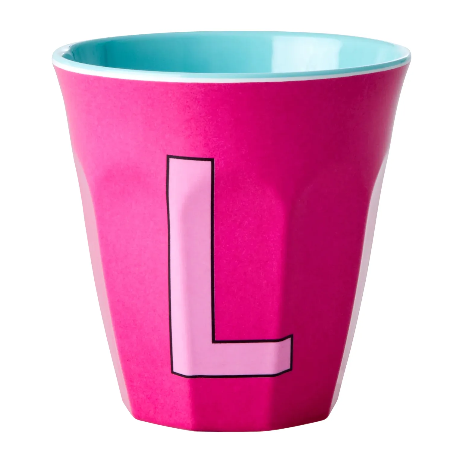 Rice melamin cup medium letter - L 30 cl, Fuchsia RICE