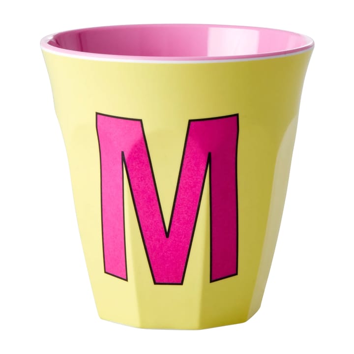 Rice melamin cup medium letter -  M 30 cl - Yellow - RICE