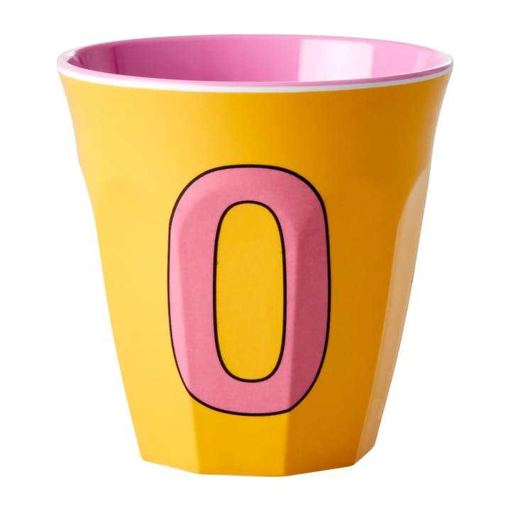 Rice melamin cup medium letter -  O 30 cl - Yellow - RICE