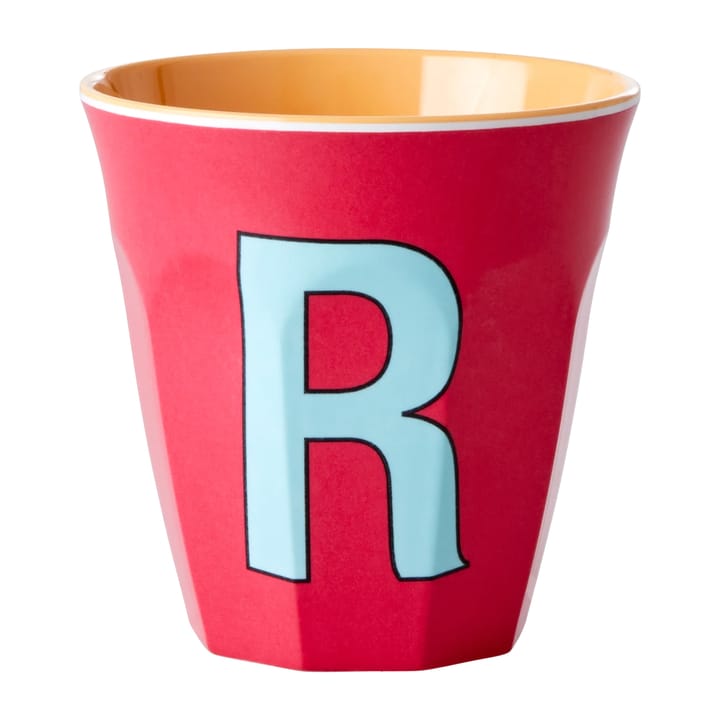 Rice melamin cup medium letter -  R 30 cl - Red kiss - RICE