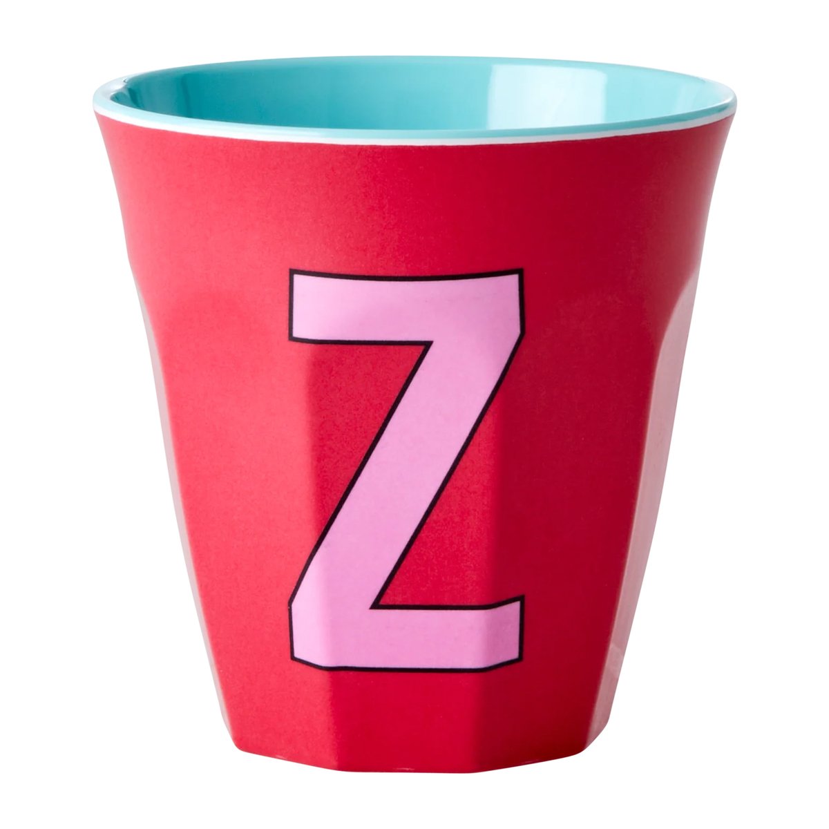 Rice melamin cup medium letter - Z 30 cl Red kiss | Scandinavian Design | Coffee cups | Red
