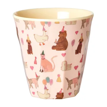 Rice melamin cup small 20 cl - Animal print-lavender - RICE