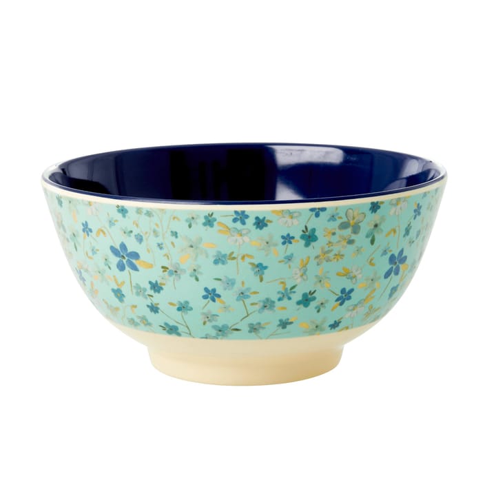 Rice melamine bowl medium - blue floral - RICE
