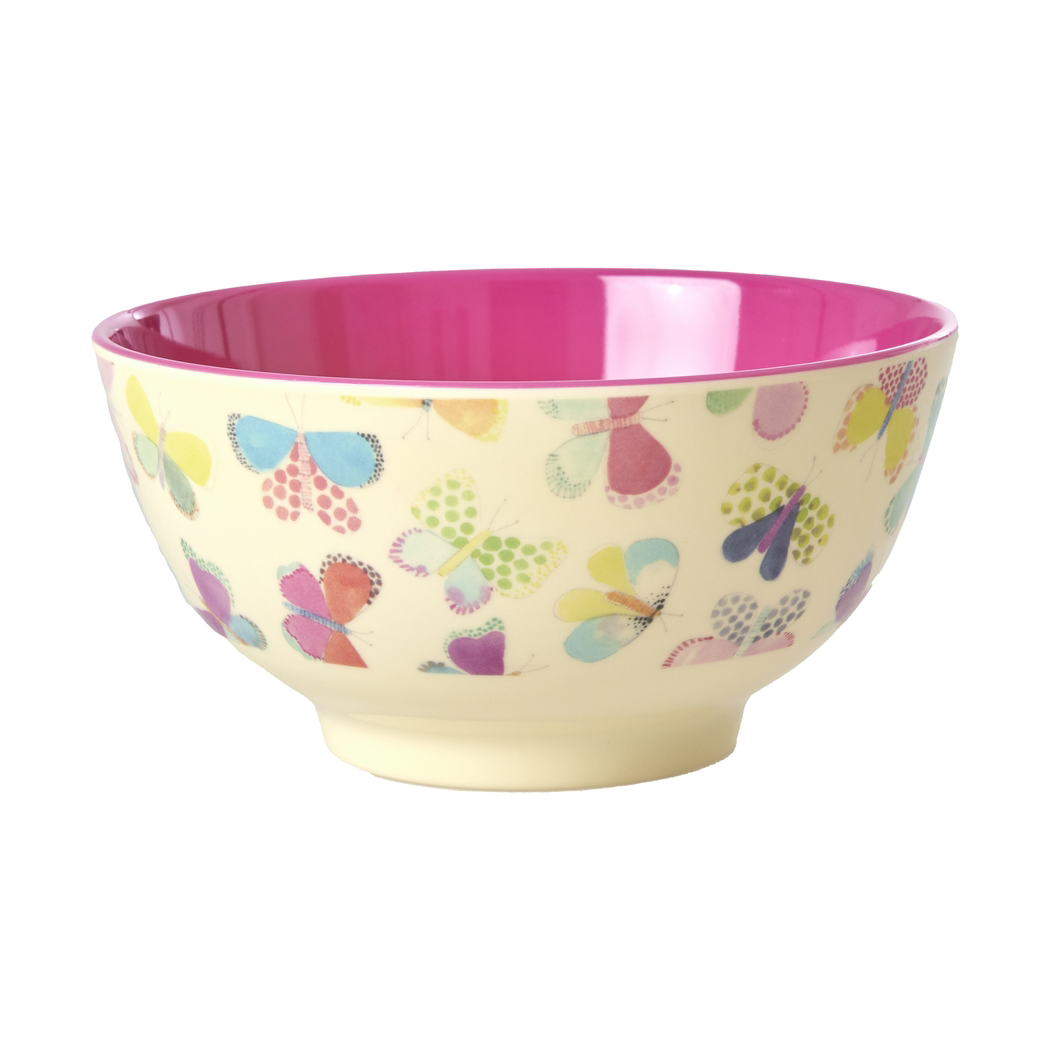 Rice melamine bowl medium Butterfly | Scandinavian Design | Serving bowls | Multi
