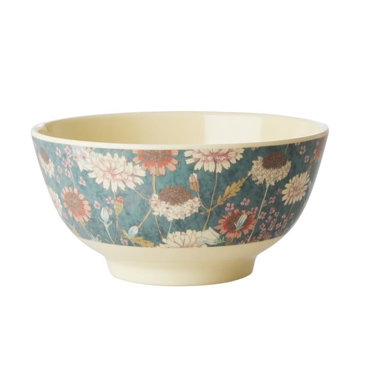 Rice melamine bowl medium - Fall flower - RICE