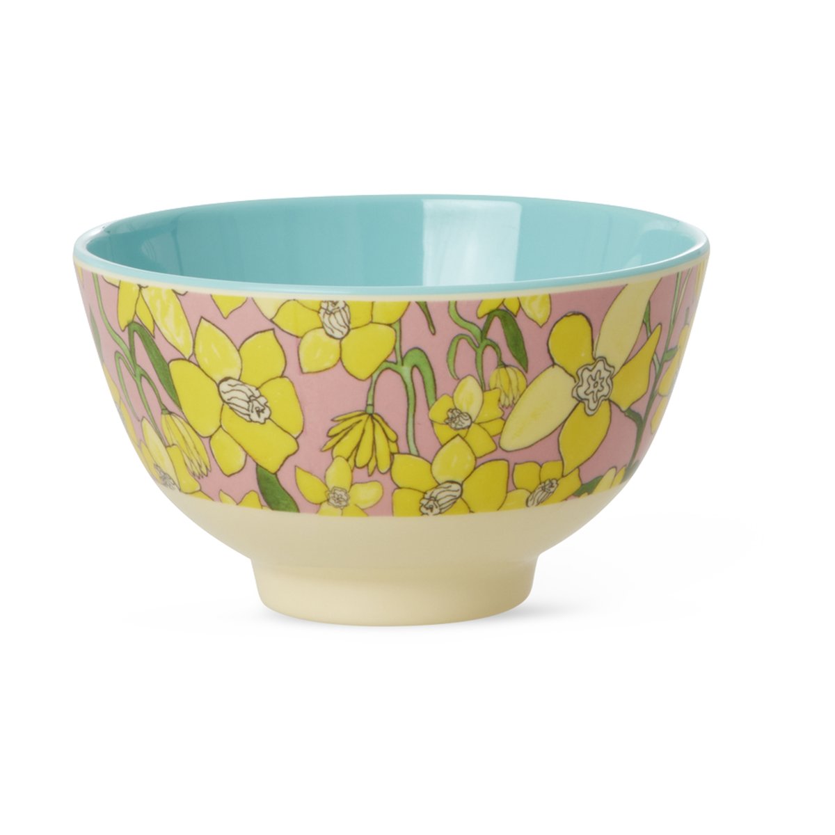 Rice melamine bowl small Daffodil | Scandinavian Design | Breakfast bowls | Blue