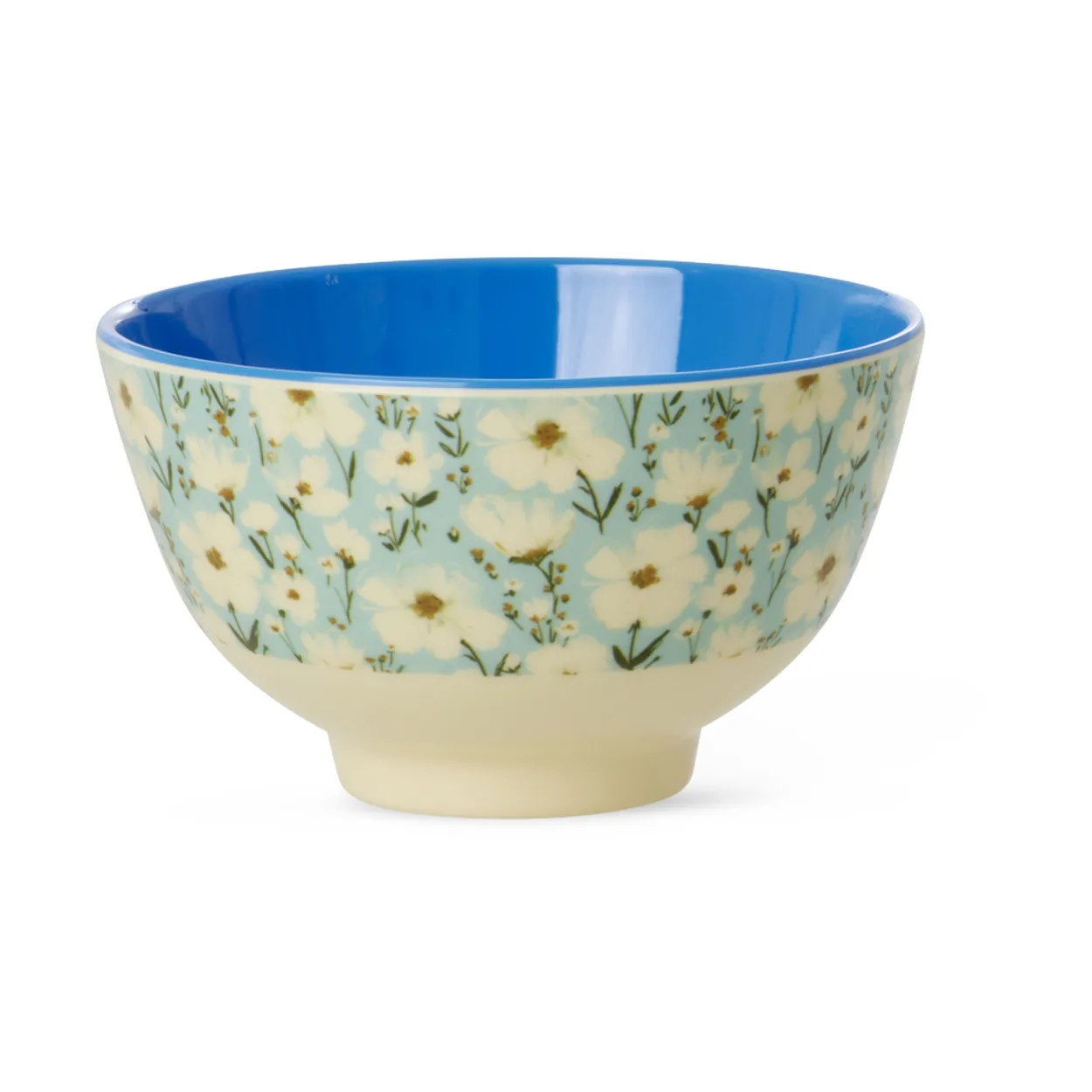 Rice melamine bowl small Summer bloom | Scandinavian Design | Breakfast bowls | Blue
