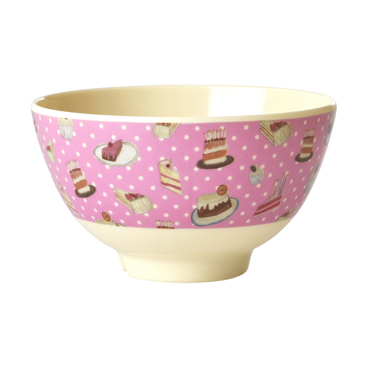 Rice melamine bowl small Sweet Cake | Scandinavian Design | Breakfast bowls | Pink