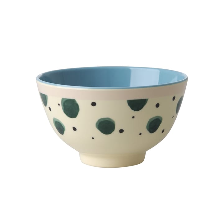 Rice melamine bowl small - Watercolor splash blue - RICE