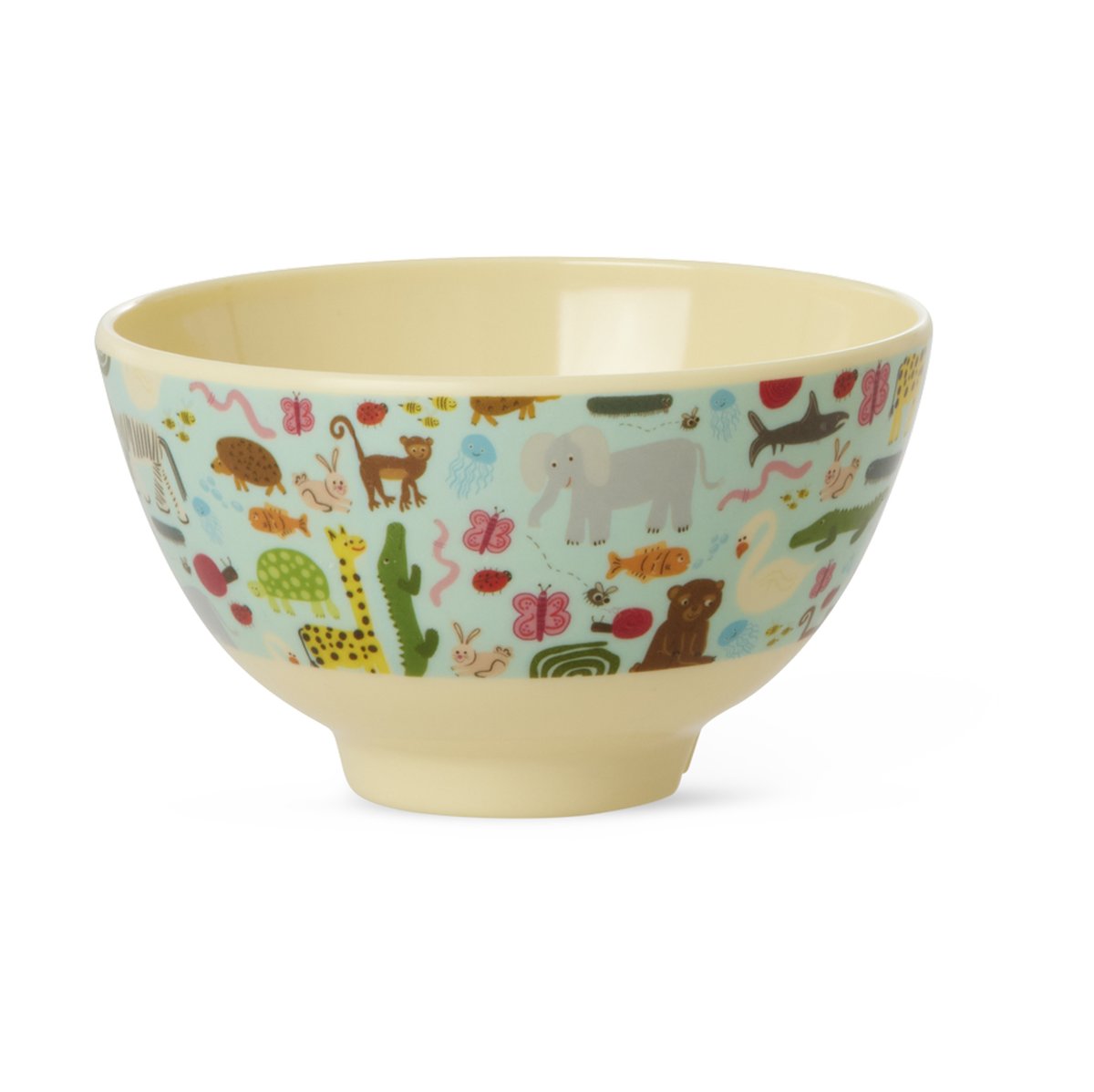 Rice melamine bowl small Wildlife mint | Scandinavian Design | Breakfast bowls | Green