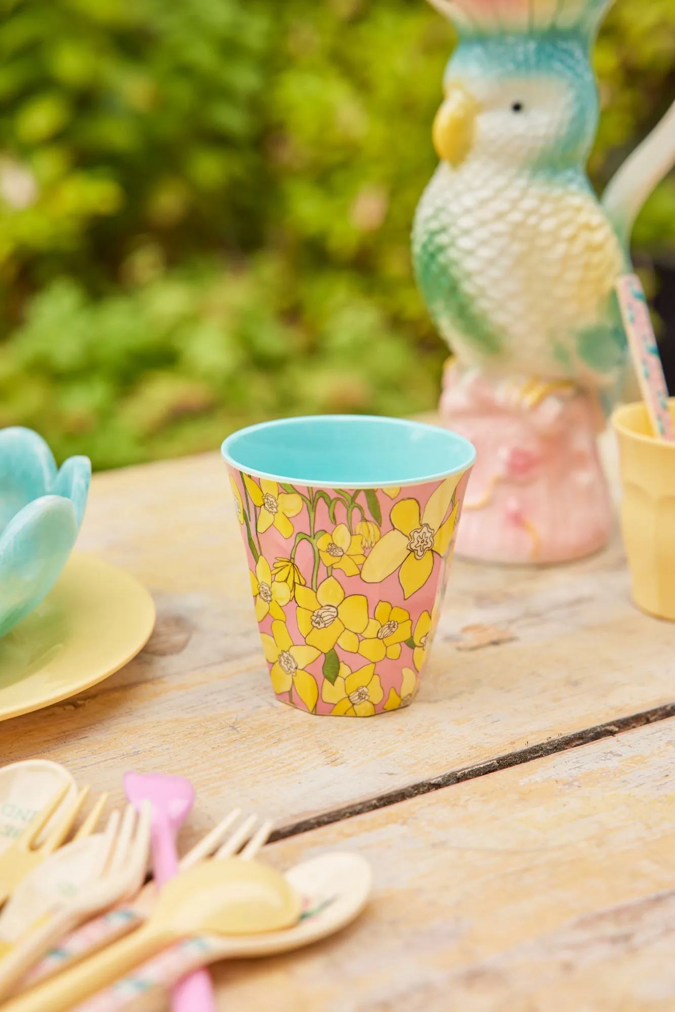 Rice melamine cup medium, Daffodil RICE