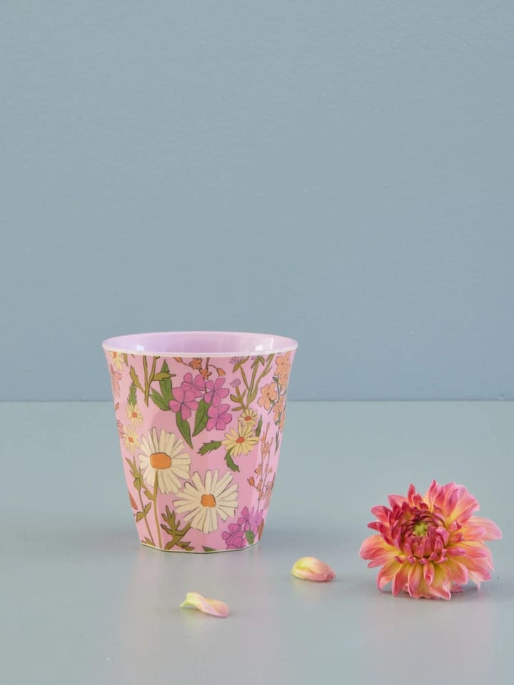 Rice melamine cup medium - Daisy dearest - RICE