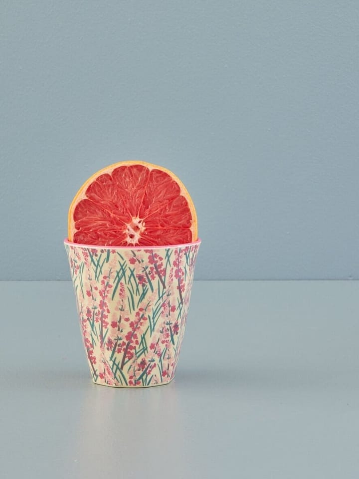 Rice melamine cup medium, Floral field RICE