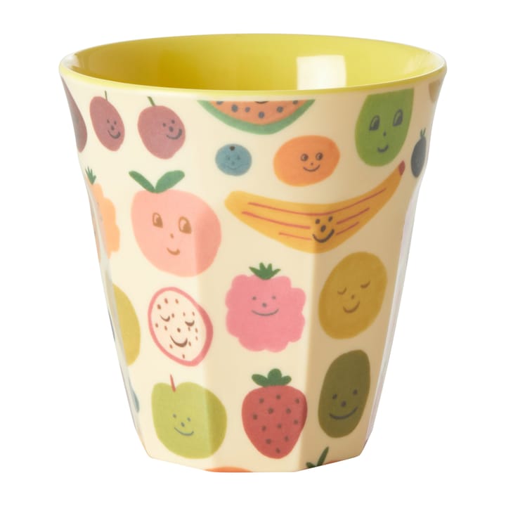 Rice melamine cup medium - Happy fruits - RICE