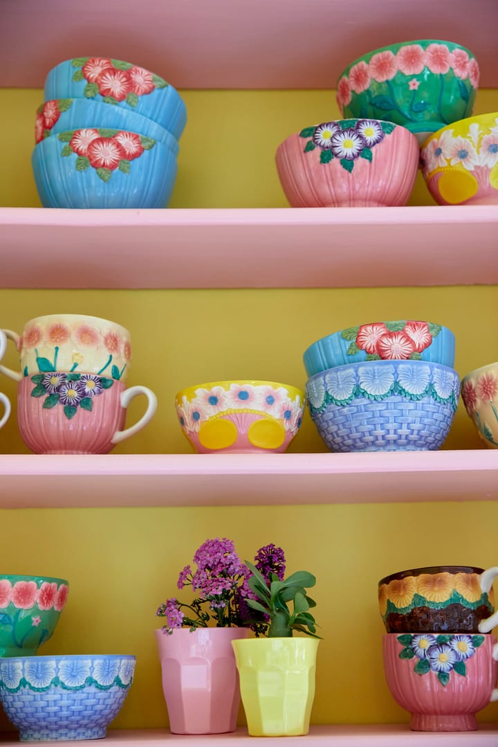 Rice melamine cup small 6-pack, Yippie yippie yeah RICE