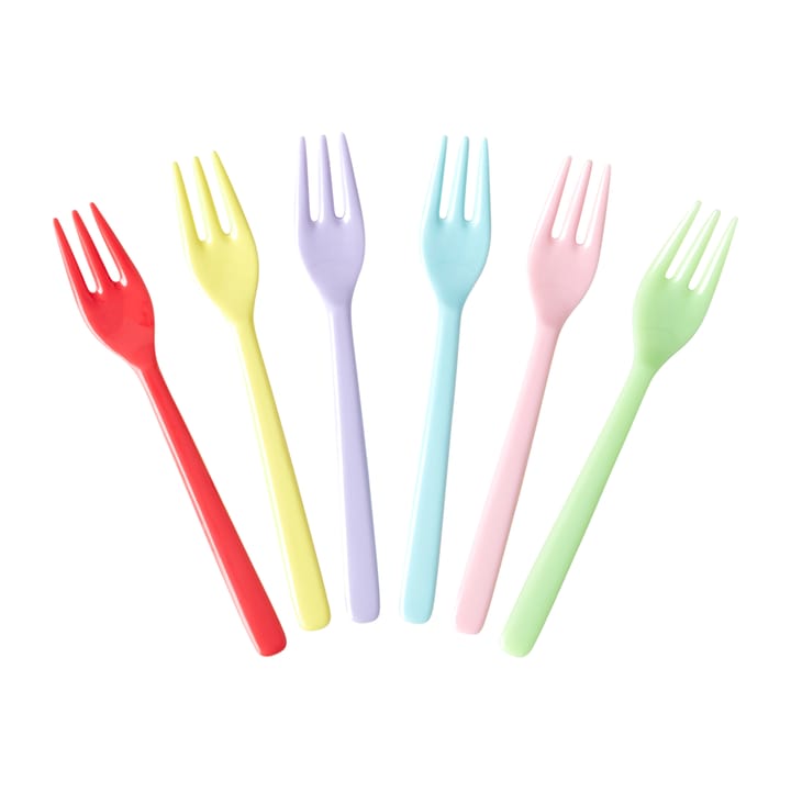 Rice melamine fork 6-pack - Yippie yippie yeah - RICE