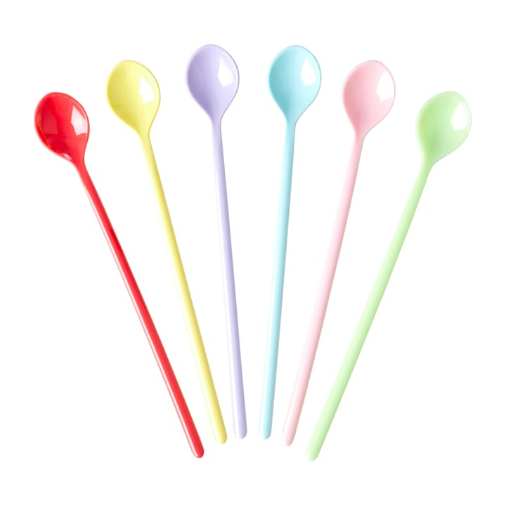 Rice melamine long spoon 6-pack - Yippie yippie yeah - RICE