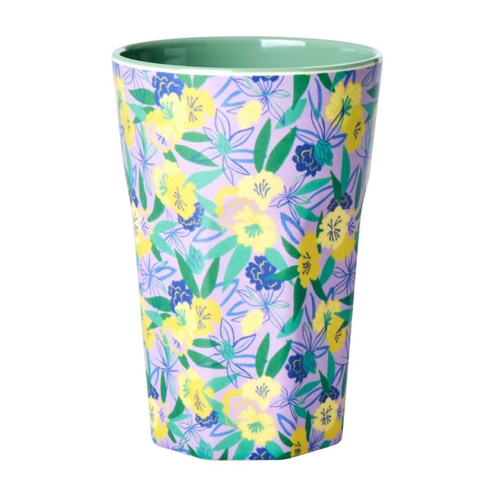 Rice melamine mug high - Fancy pansy - RICE