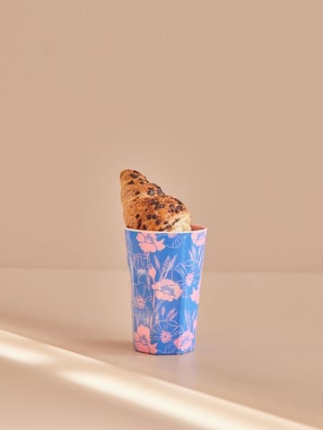 Rice melamine mug high - Poppies love - RICE