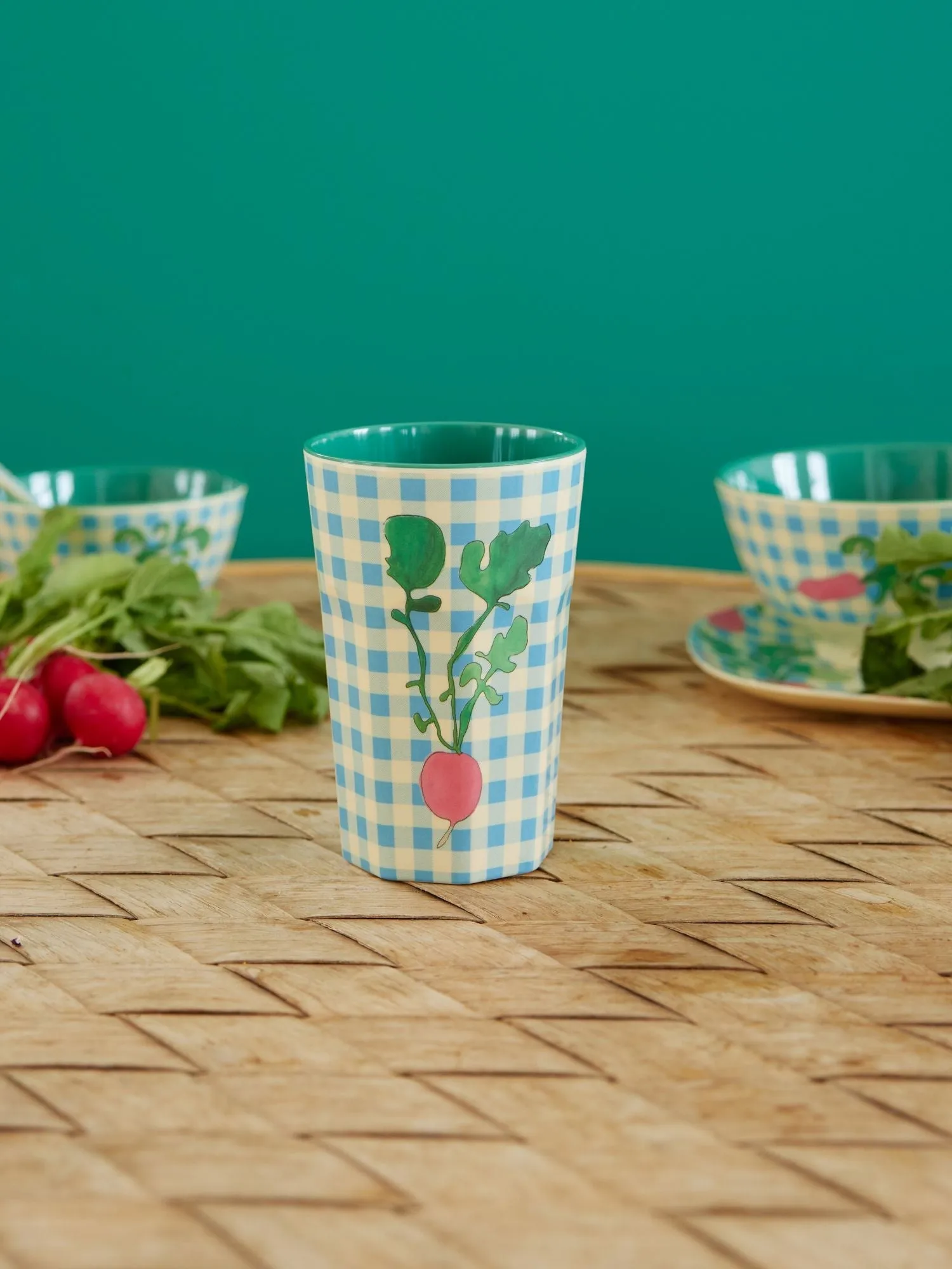 Rice melamine mug high, Ravishing Radish RICE