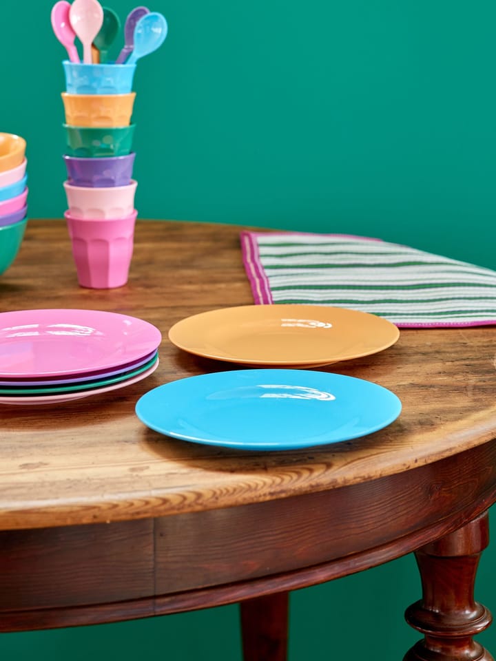 Rice melamine plate 20 cm 6-pack, Soft Pink RICE