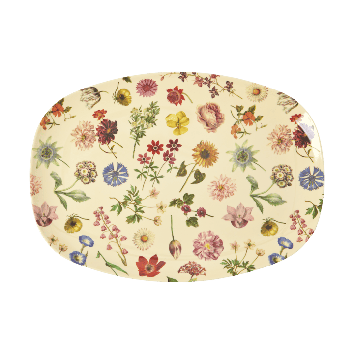 Rice melamine plate 22x30 cm - Floras Dream - RICE
