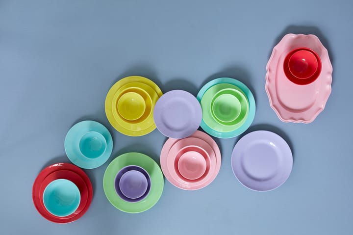 Rice melamine plate Ø26 cm 6 pieces, Yippie yippie yeah RICE