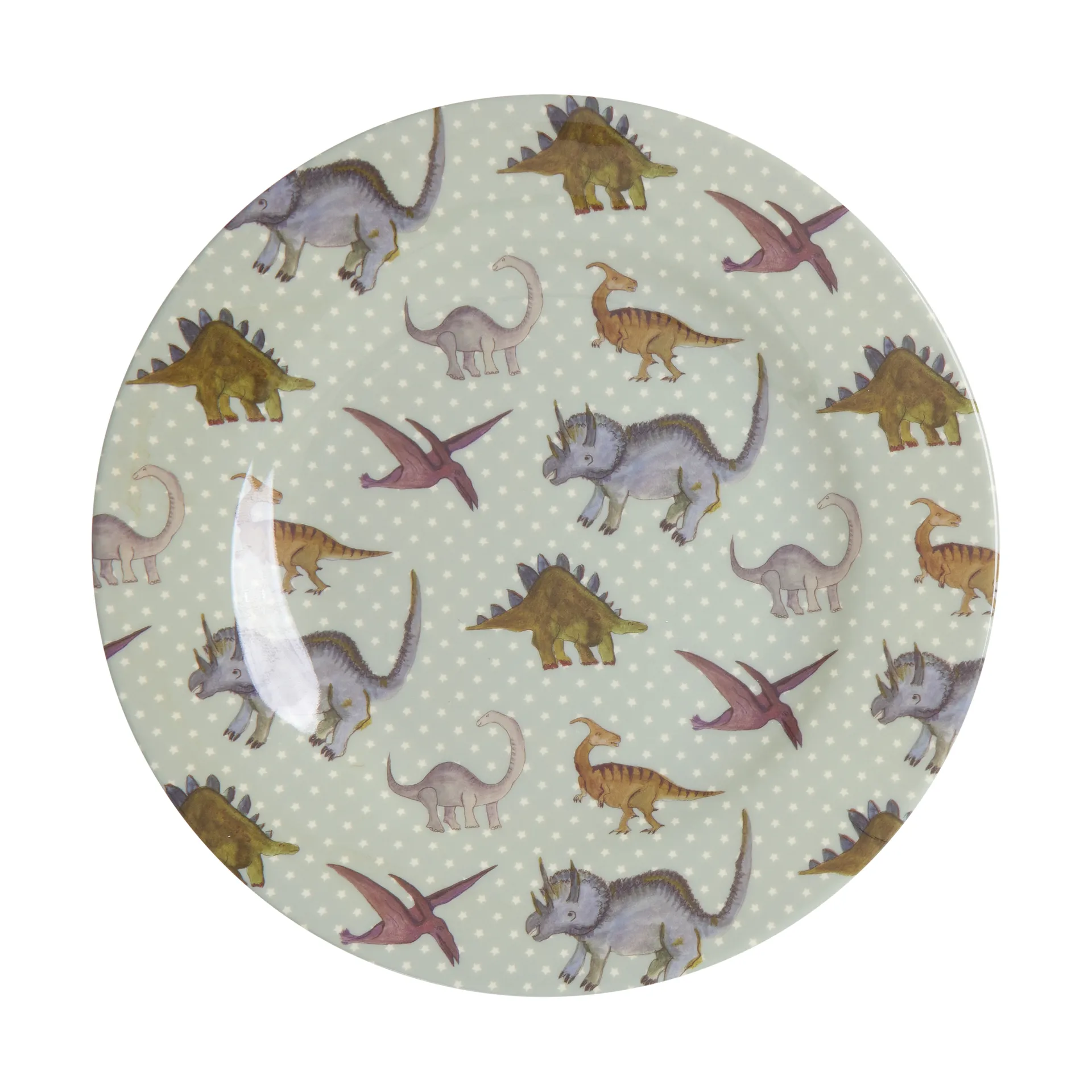 Rice melamine side plate Ø20 cm, New Dino RICE