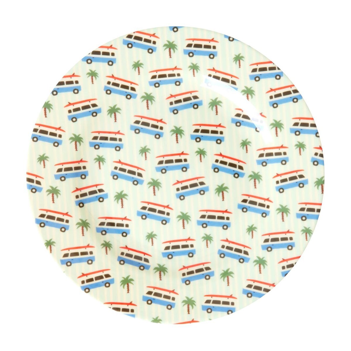 RICE Rice melamine small plate 20 cm Cars