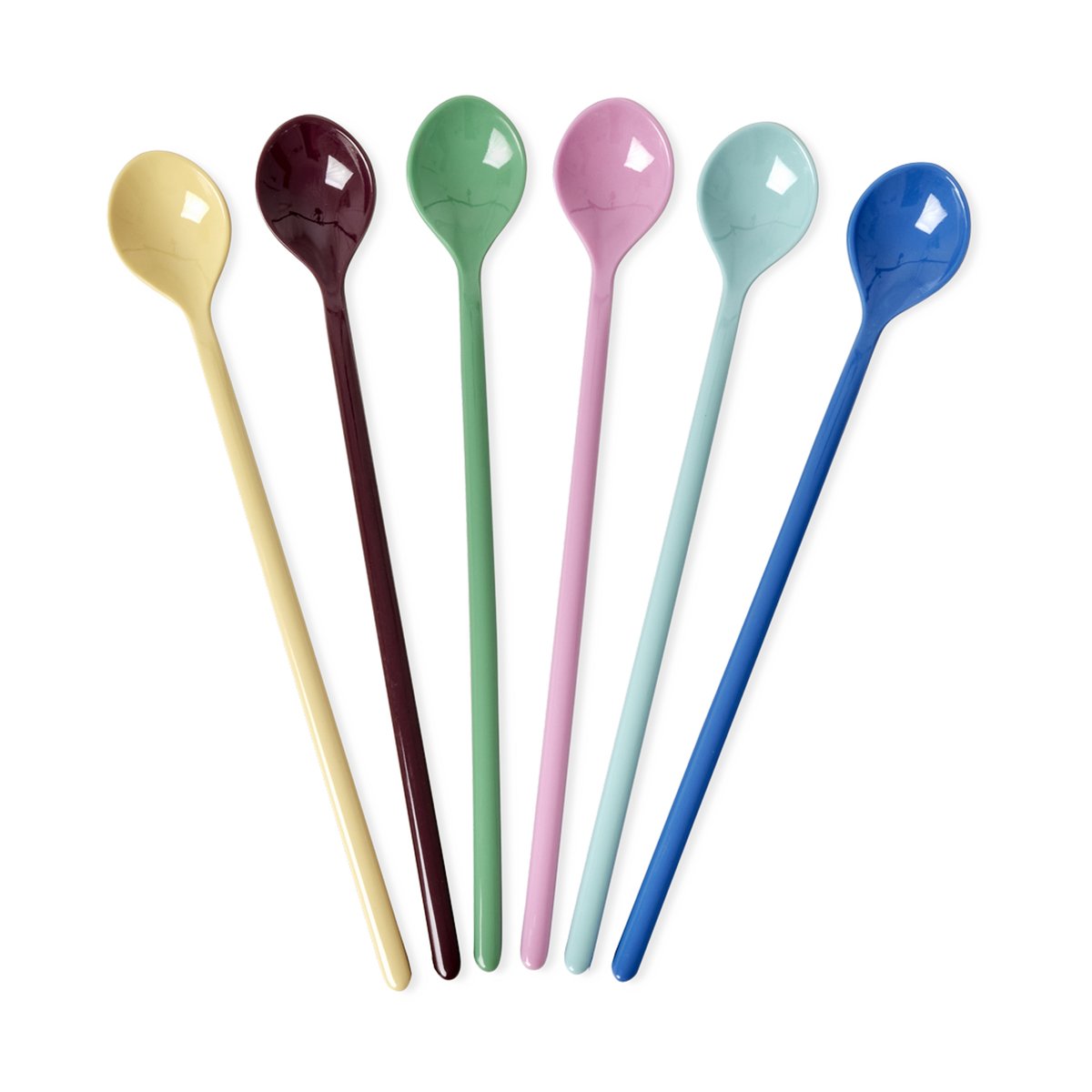 RICE Rice melamine spoon long 6-pack Show your true colours.