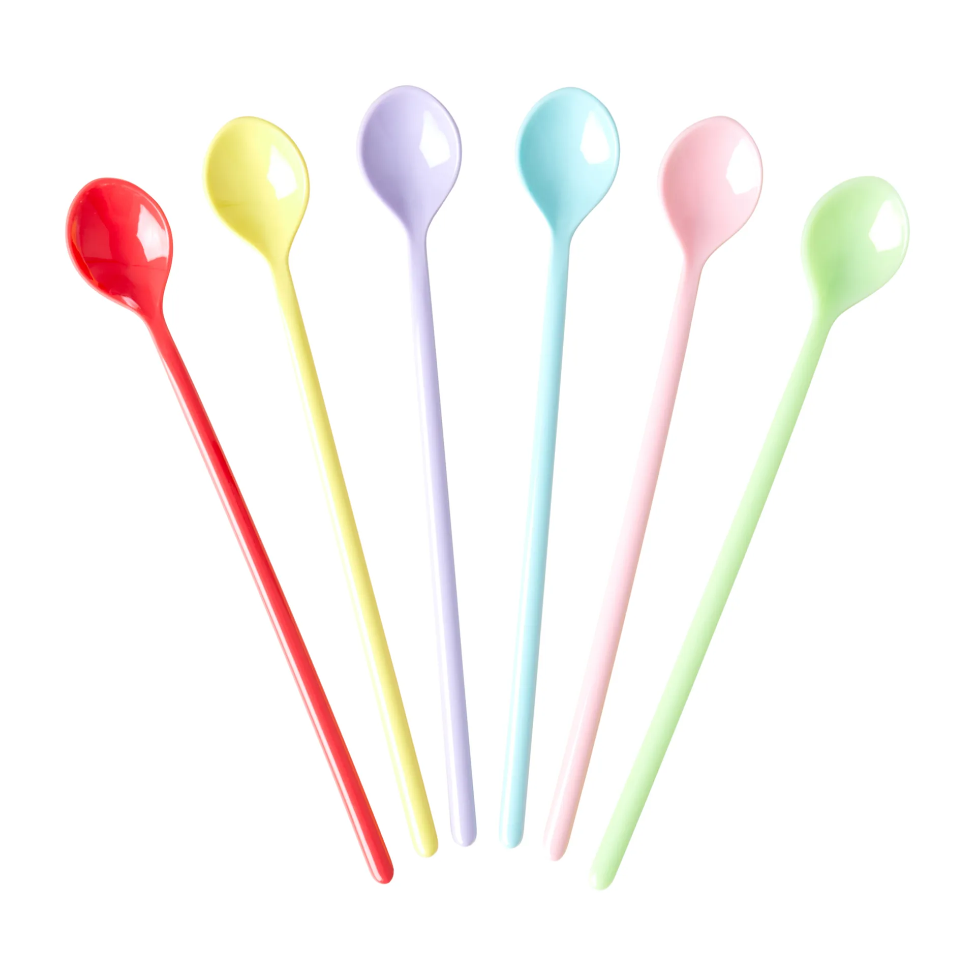 Rice melamine spoon long 6-pack, Yippie yippie yeah RICE