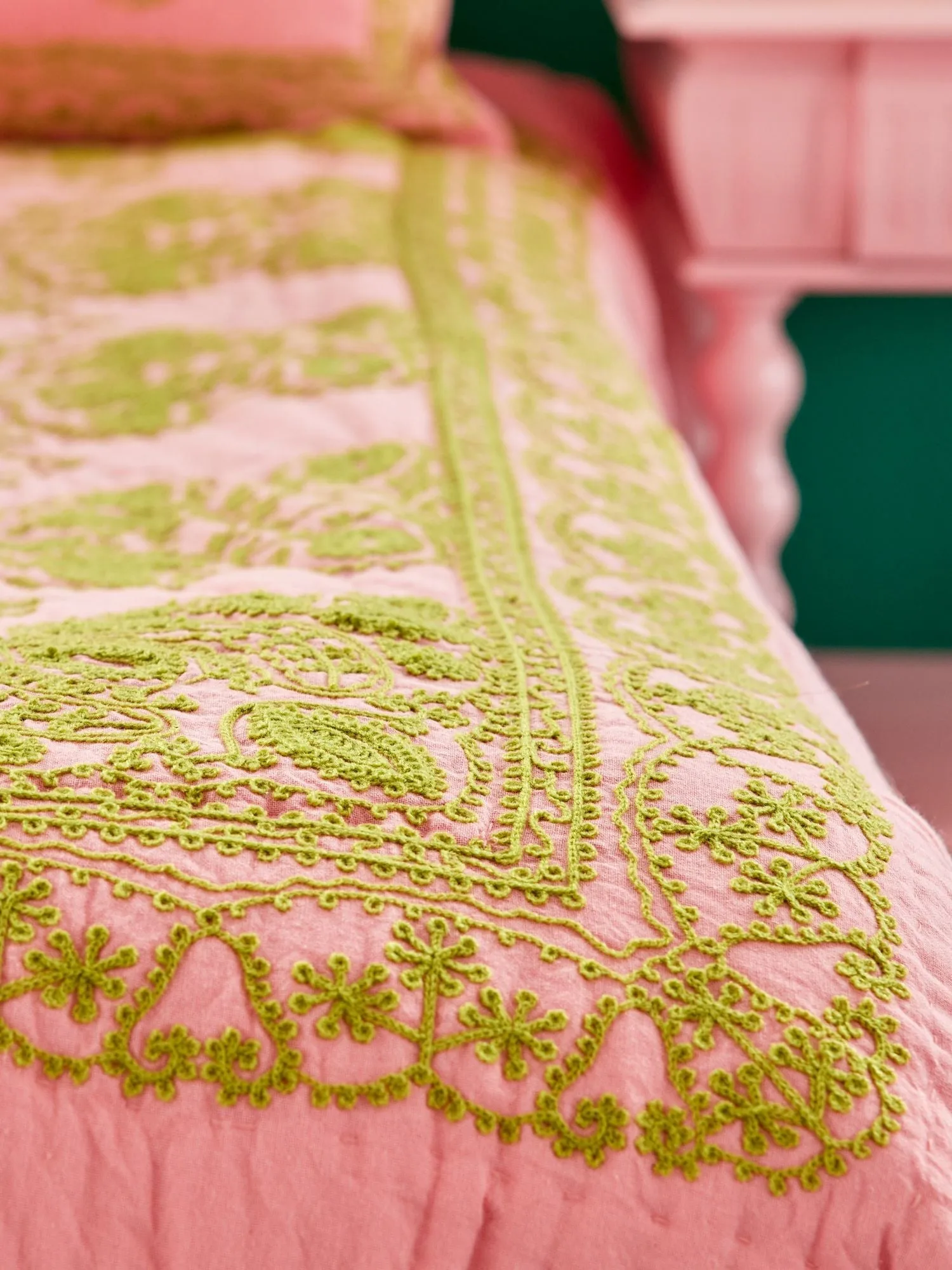 Rice quilted blanket 140x200 cm, Soft pink RICE