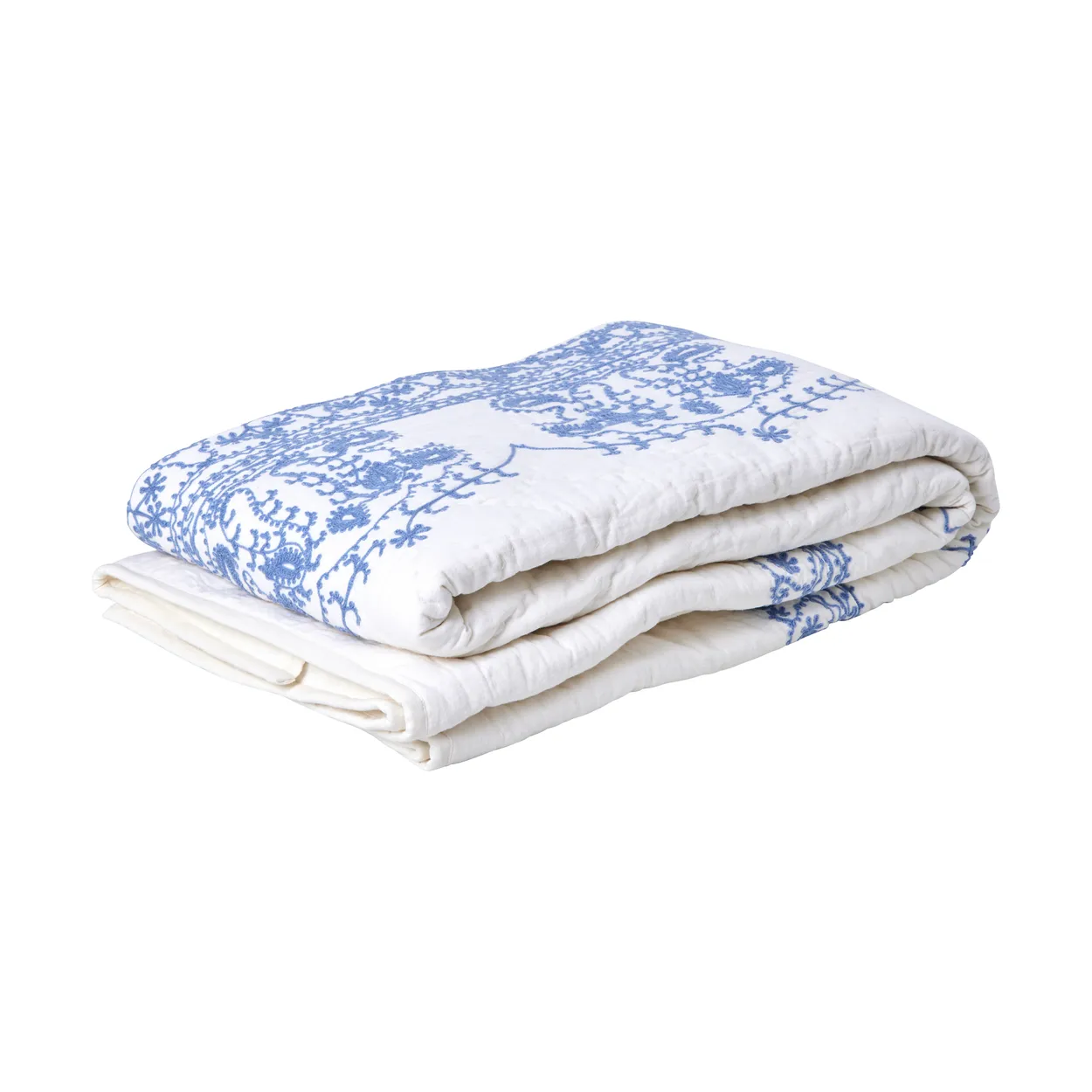 Rice quilted blanket 140x200 cm White | Scandinavian Design | Cotton blankets & throws | White