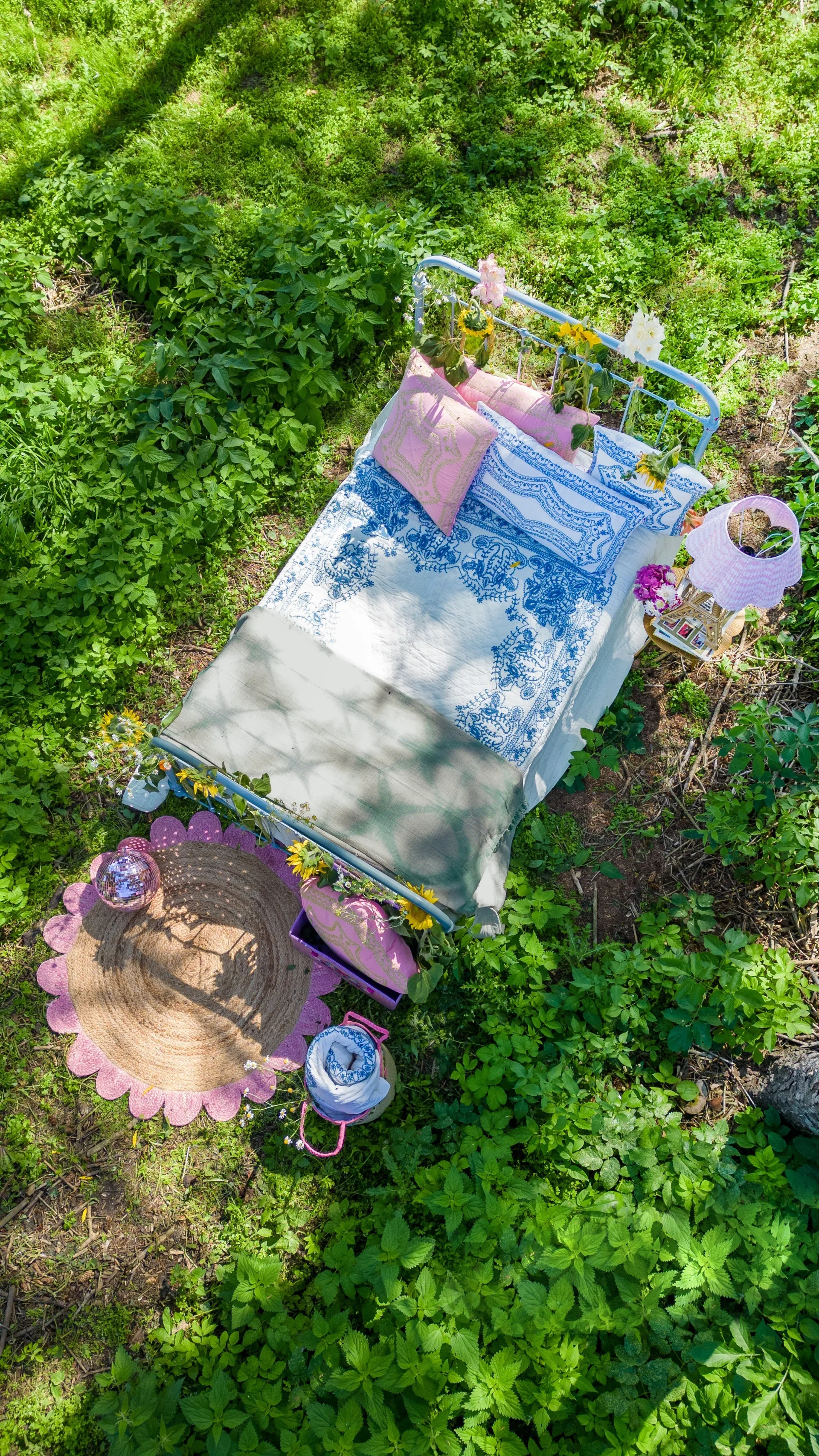 Rice quilted blanket 140x200 cm, White RICE