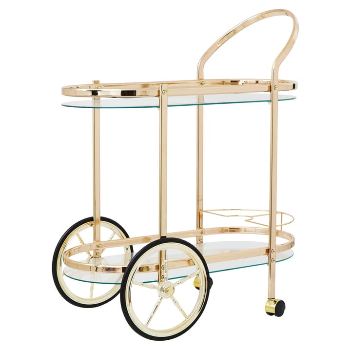 Rice serving trolley - Rosé gold - RICE