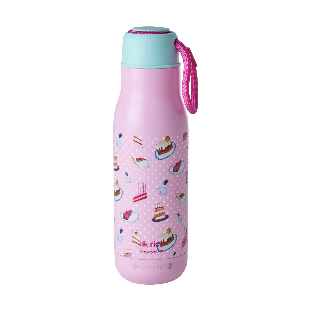 Rice thermos bottle 50 cl Sweet Cake | Scandinavian Design | Thermoses | Pink