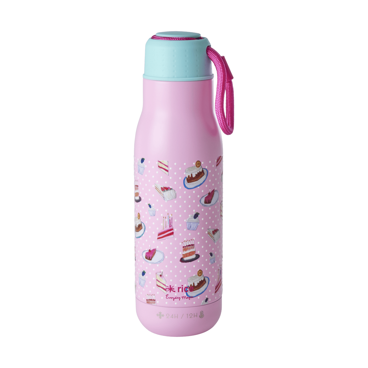 Rice thermos bottle 50 cl Sweet Cake | Scandinavian Design | Thermoses | Pink
