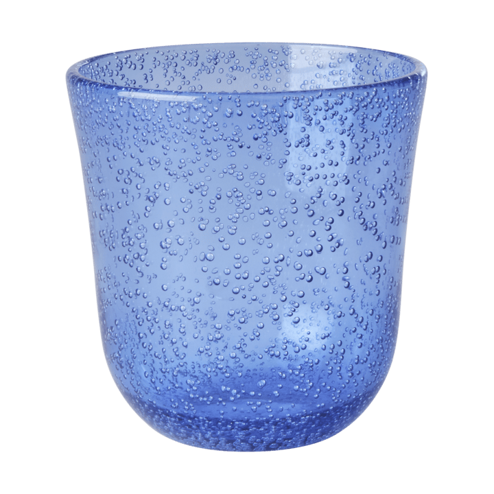 Rice tumbler glass bubble design acrylic 41 cl - Blue - RICE