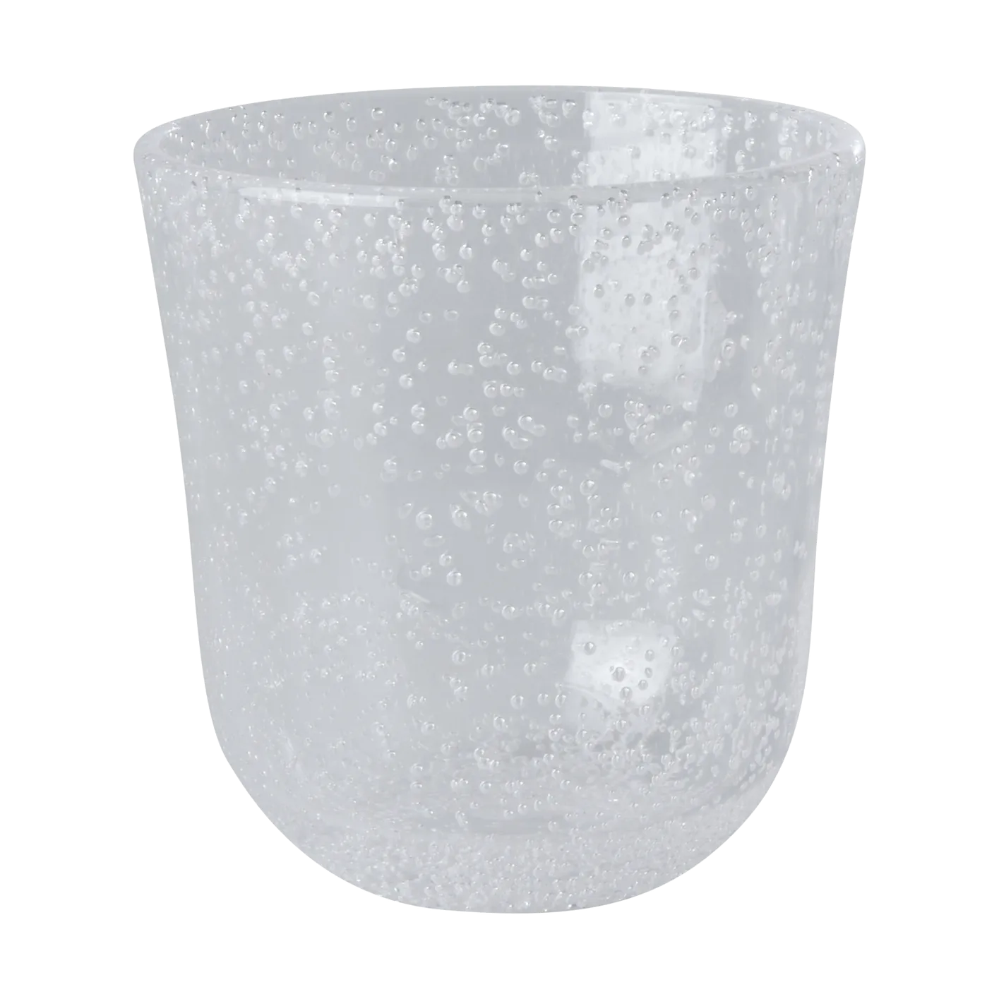 Rice tumbler glass bubble design acrylic 41 cl, Clear RICE