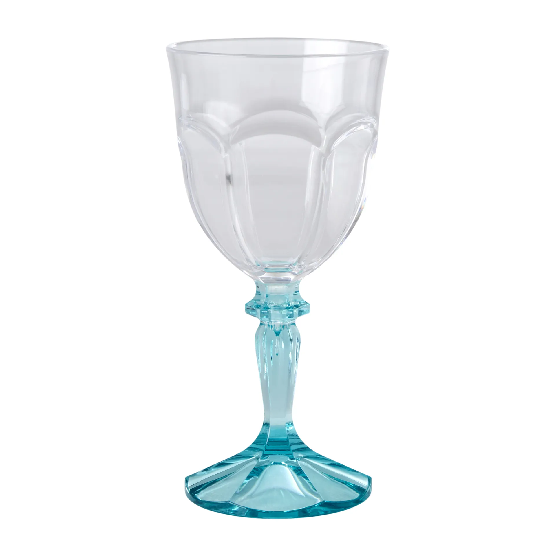 Rice Two Tone wine glass acrylic 26.6 cl, Clear-mint RICE