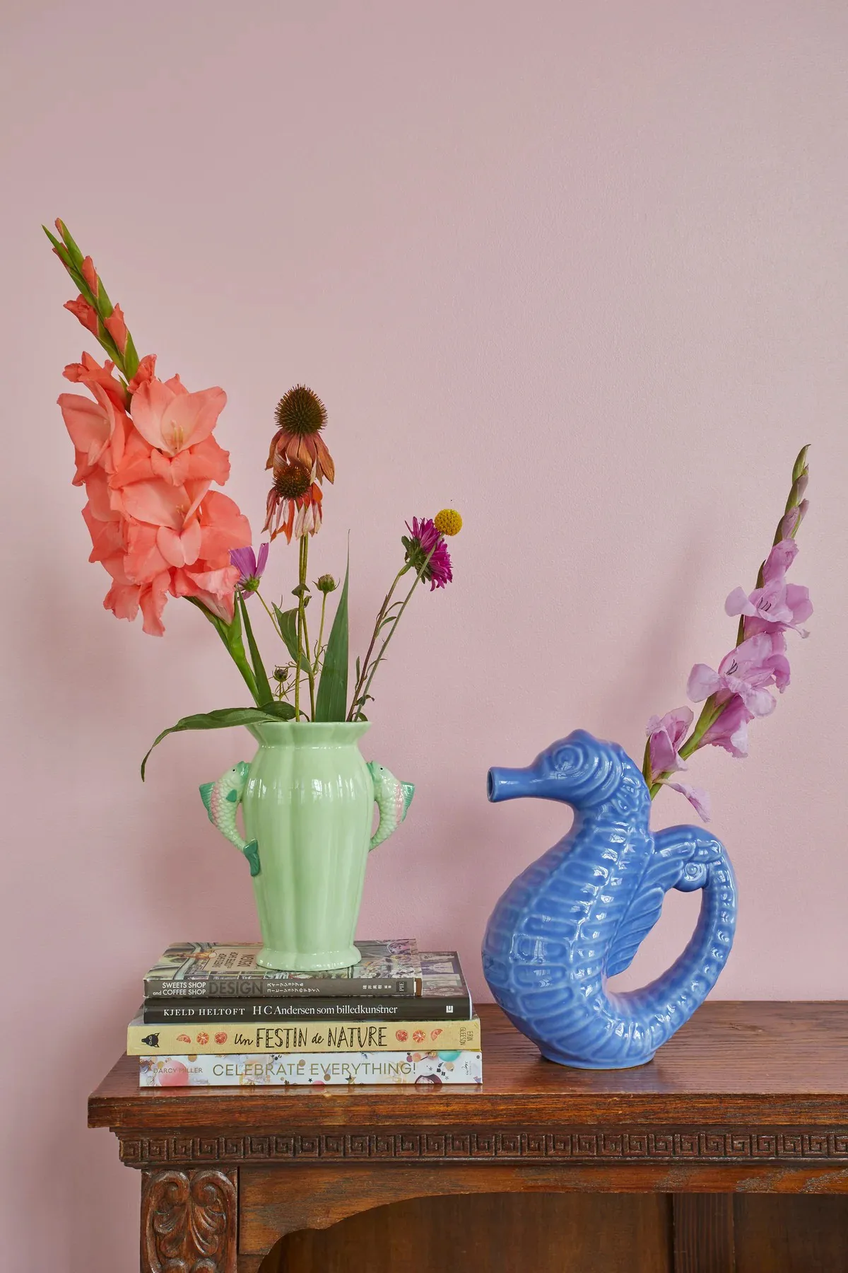 Rice vase - Fish 20 cm, Green RICE