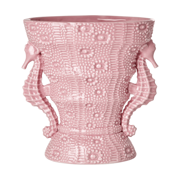 Rice vase seahorse large 25 cm - Pink - RICE