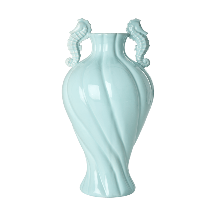 Rice vase seahorse large 41.3 cm, Mint RICE