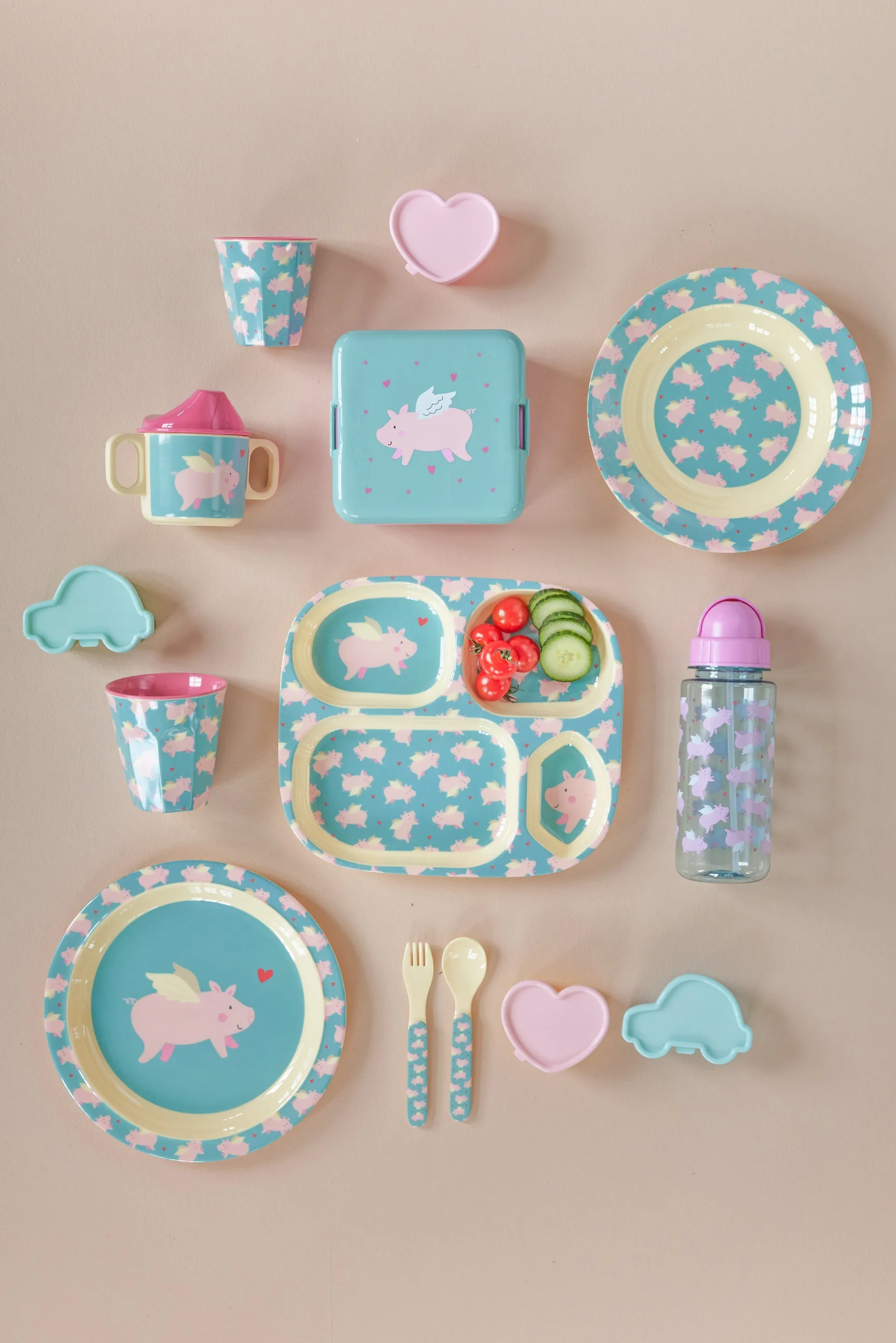 Rice water bottle for children 500 ml, Flying pig RICE