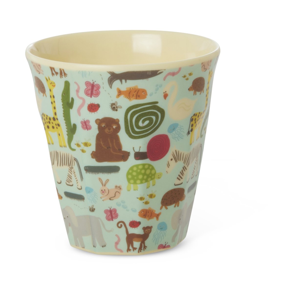 Rice wildlife children's mug small 16 cl Mint | Scandinavian Design | Coffee cups | Green