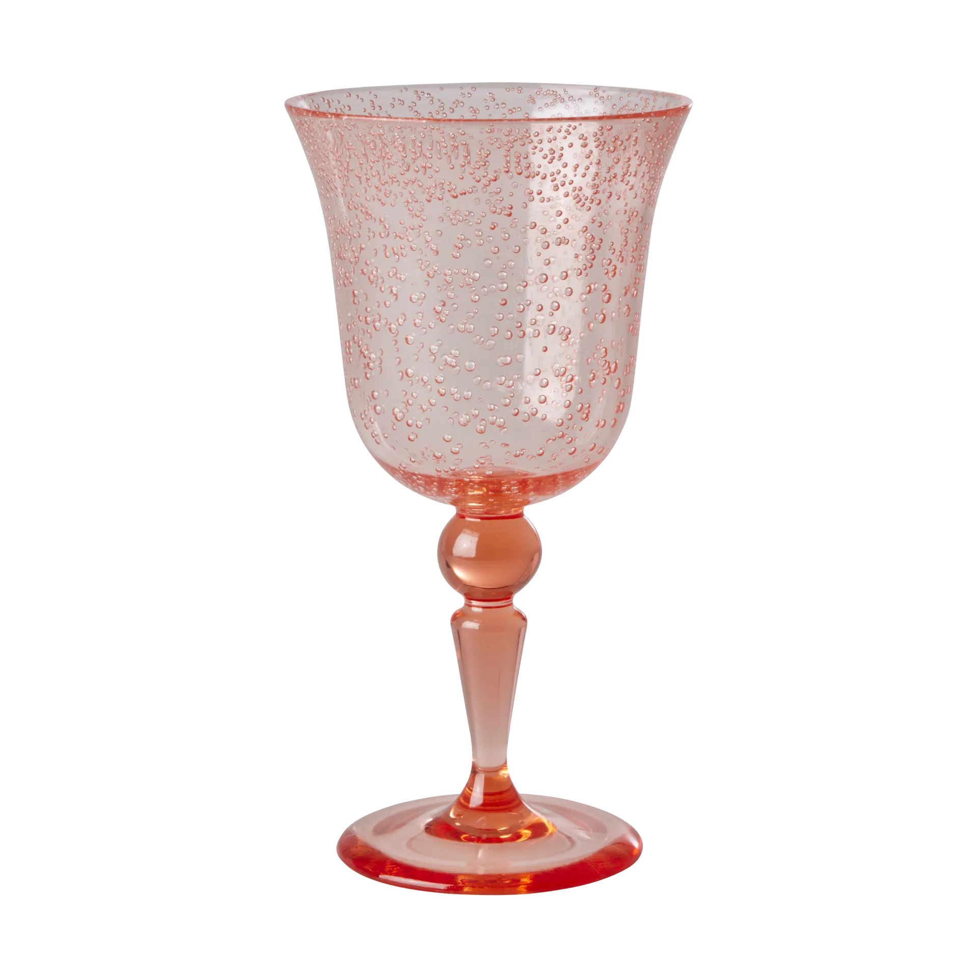 Rice wine glass bubble design 36 cl, Peach RICE