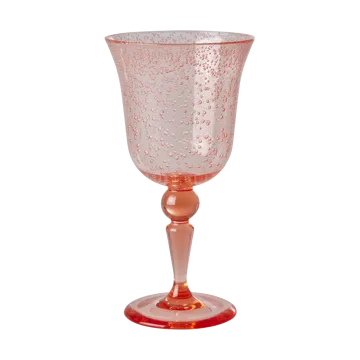 Rice wine glass bubble design 36 cl - Peach - RICE