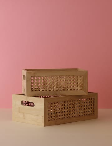 Bamboo box storage box 20x30 cm - Bamboo - RIG-TIG